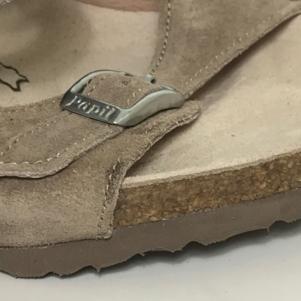 Birkenstock Papillio Taupe Suede Gladiator Sandals - Picture 13 of 16